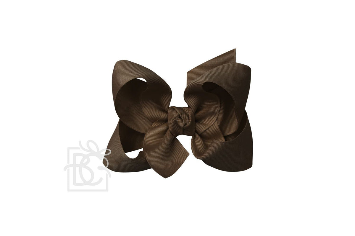 Signature Grosgrain Bow on Clip 4.5in Large