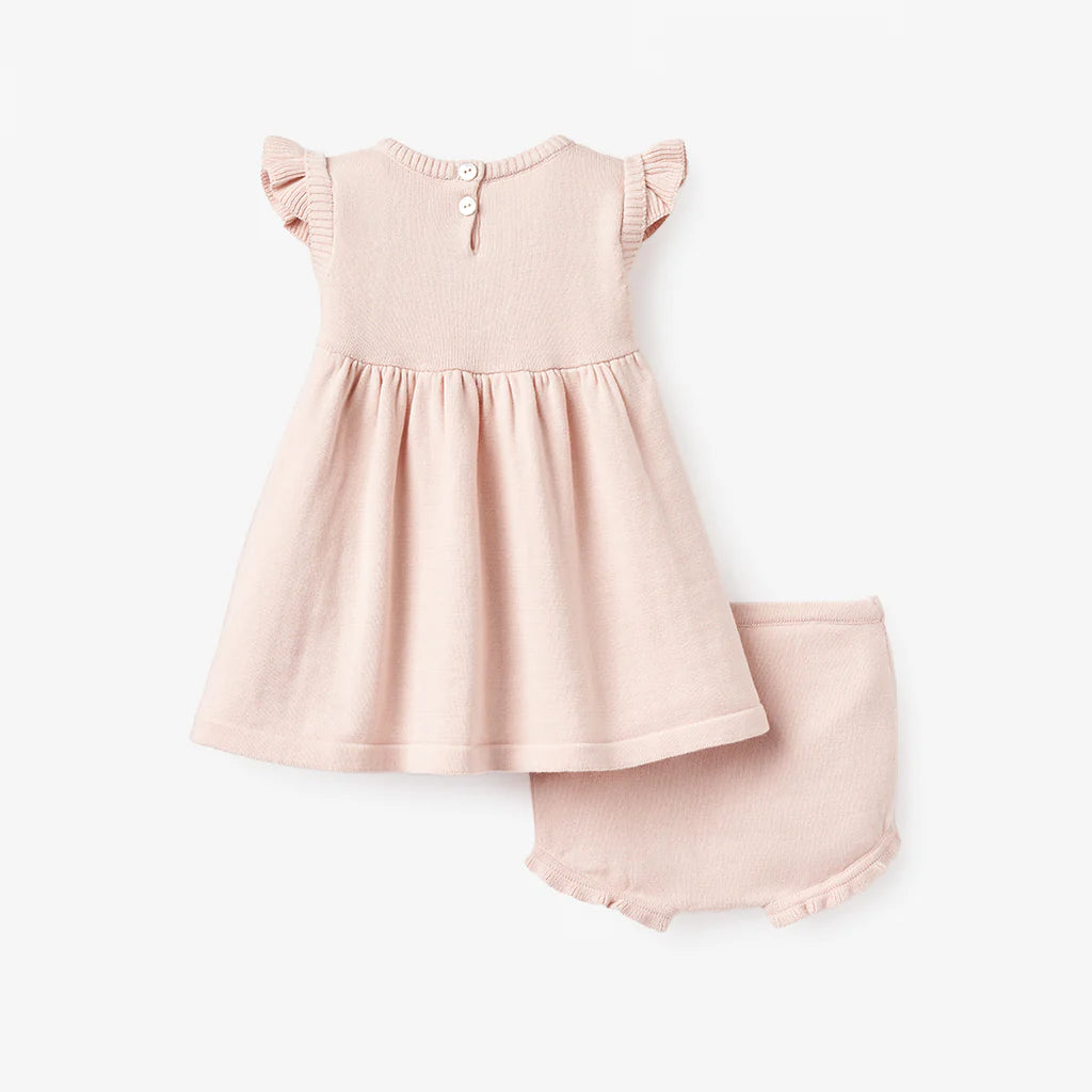 Garden Picnic Bunny Knit Dress