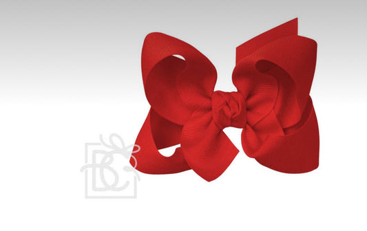 Signature Grosgrain Bow on Clip 4.5in Large