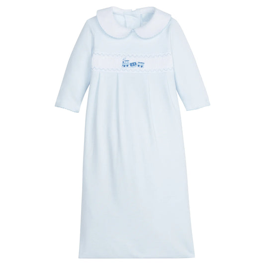 LE Smocked Newborn Gown