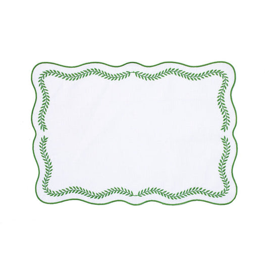 Tessuti White Rectangular Placemat
