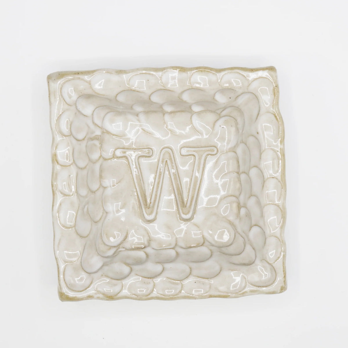 Fingerprint Monogram Bowl