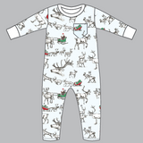 Boys Long Sleeve Romper