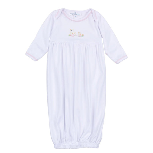 Vintage Duckie Pulltoy Gathered Gown