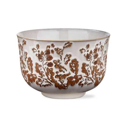 Oak Leaf Tall Serve Bowl