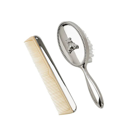 Teddy Bear Comb & Brush Set