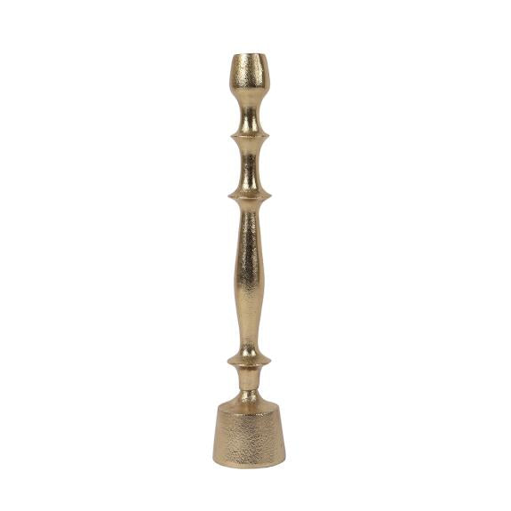 Gold Metal Taper Candle Holder