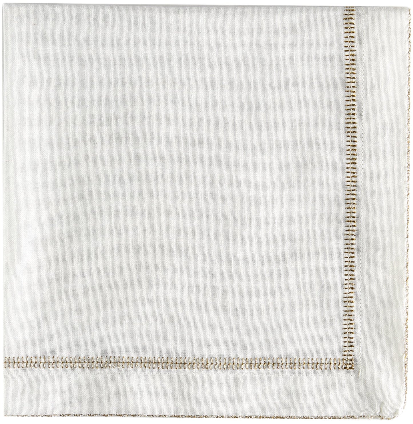 Gold Ladder Stitch Emb. Napkin