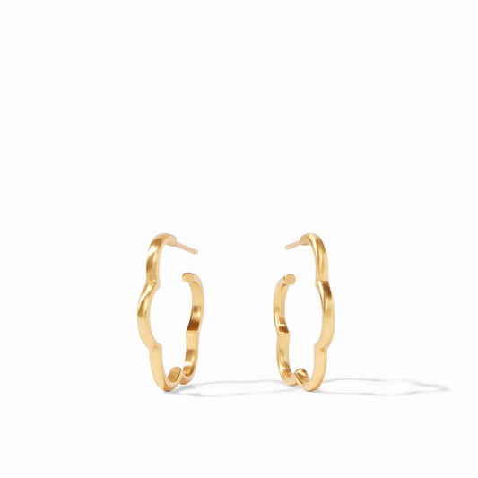 Gardenia Smooth Hoop Small