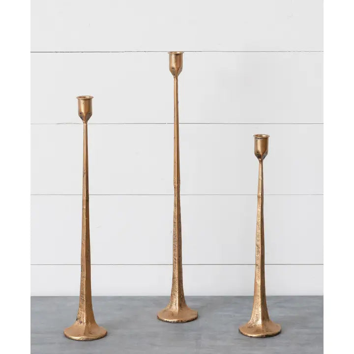 Hand Forged Metal Candle Holder