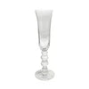 Glass French Swirl Champagne Flute