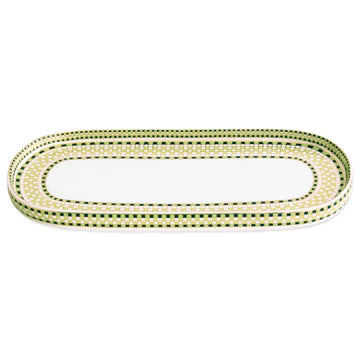 Ceramic  Ravenna Long Oval Platter 3284
