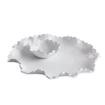 Vida Colette Round Plattter with Mini Dip Bowl 3320