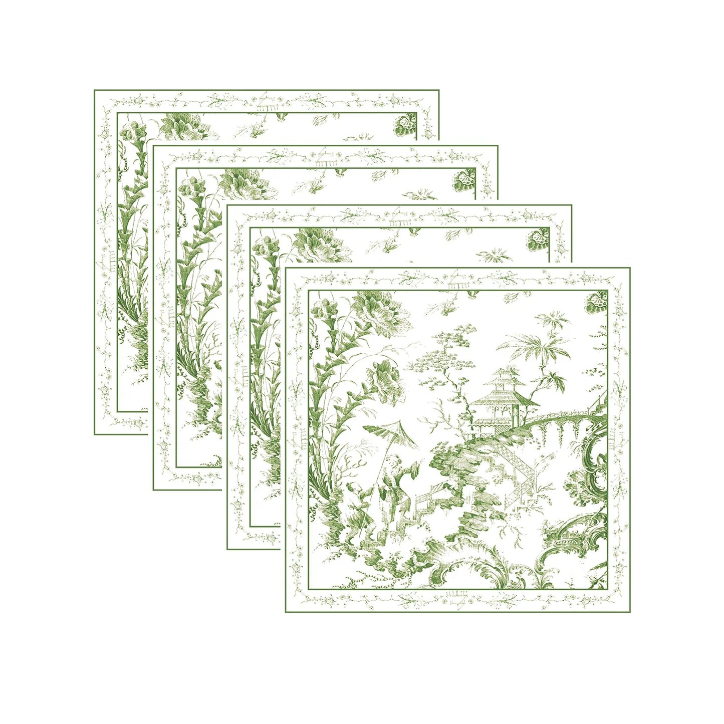 Chinoiserie Napkins 20x20 Set of 4