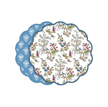 Vida Regency Chinoiserie Reversible Placemats Set of 4 3388