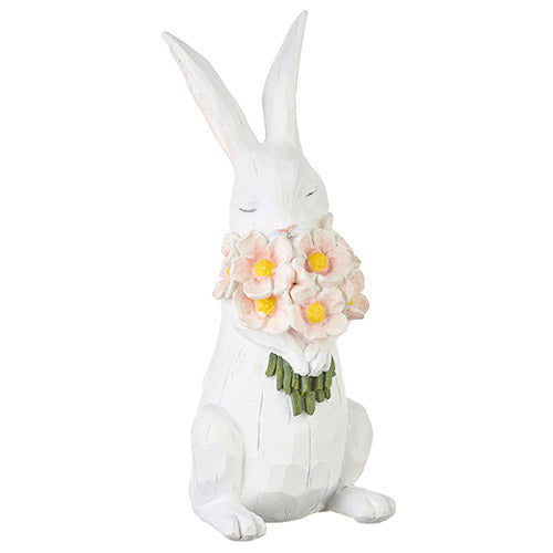Bunny With Flowers