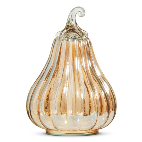 Glass Pumpkin 8.75"