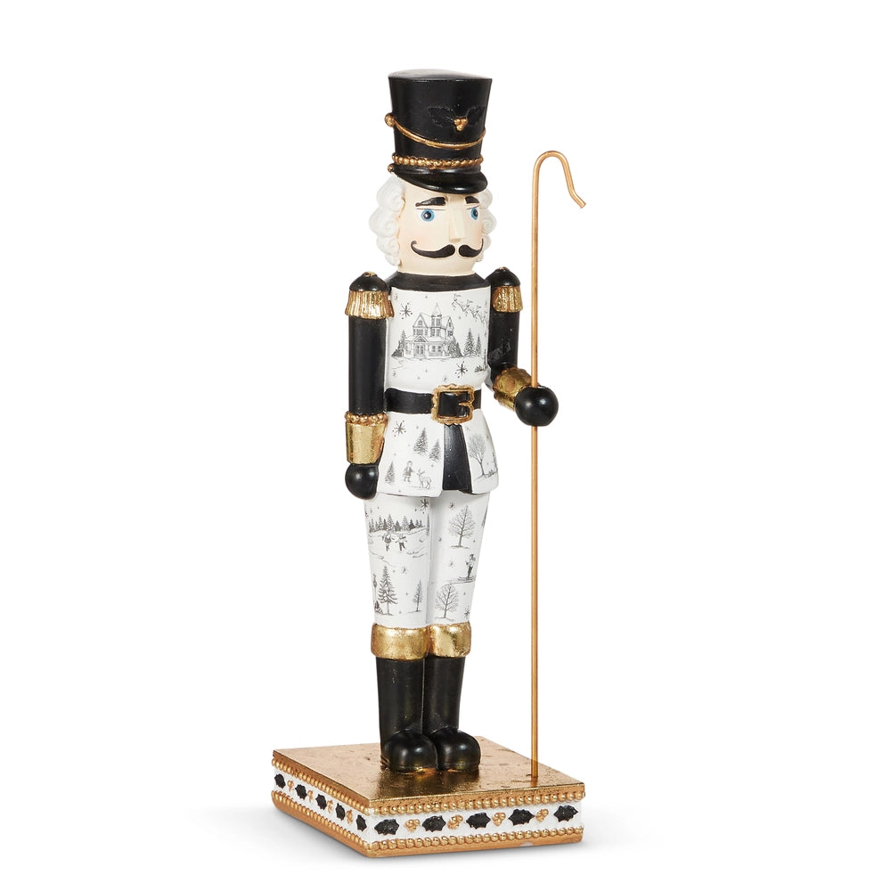 Black Toile Nutcracker