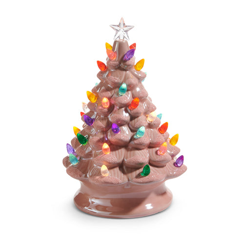 Lighted Pink Vintage Tree
