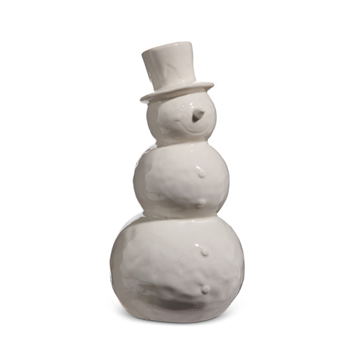 White Glazed Snowman