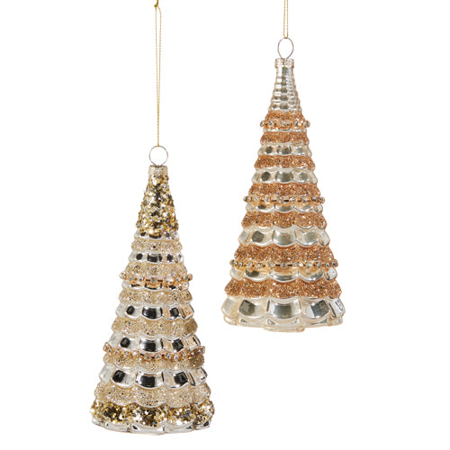 Gold Tree Ornament 6"