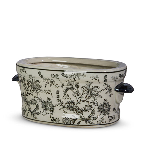 Black and Ivory Container
