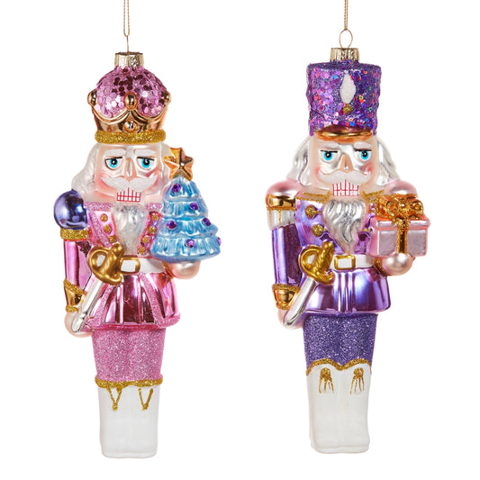 Pink/Purple Nutcracker Ornament