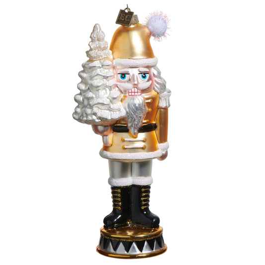 Gold Nutcracker Ornament
