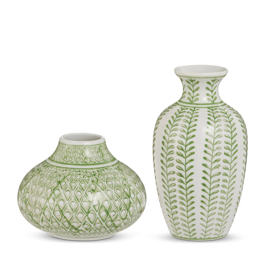 Green Bud Vase