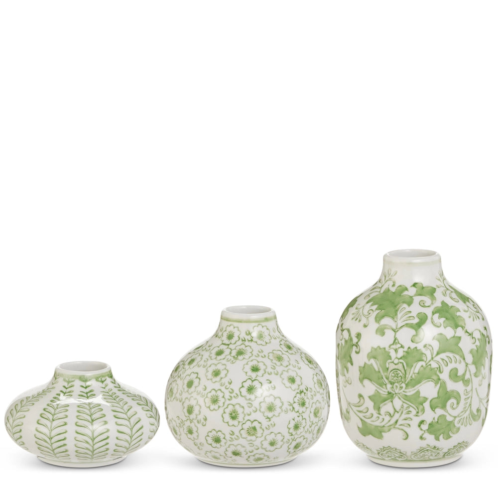 Green Bud Vase Short
