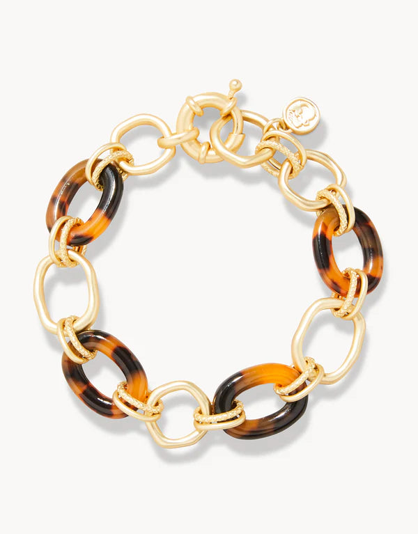 Harbor Resin Chain Bracelet Tortoise
