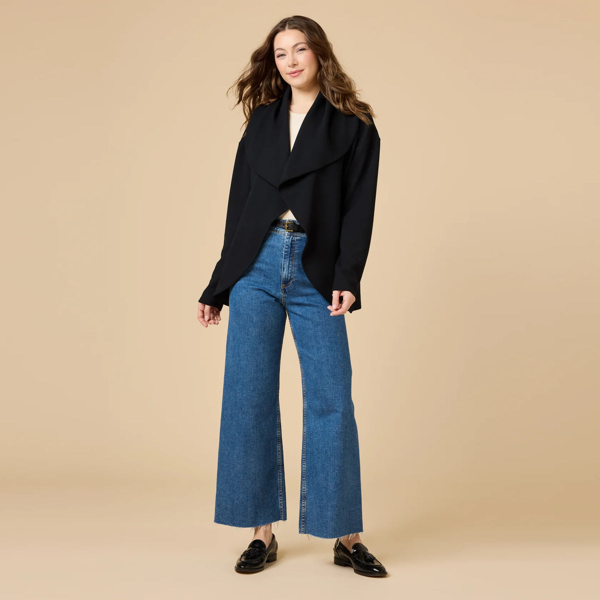 Dreamtech Exaggerated Collar Cardigan