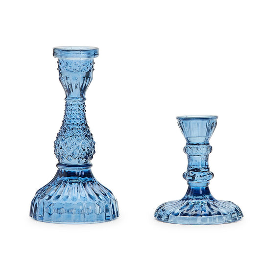 Casa Verde Glass Candlestick