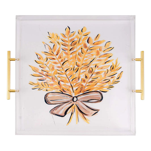 Bountiful Wheat  Acrylic Tray