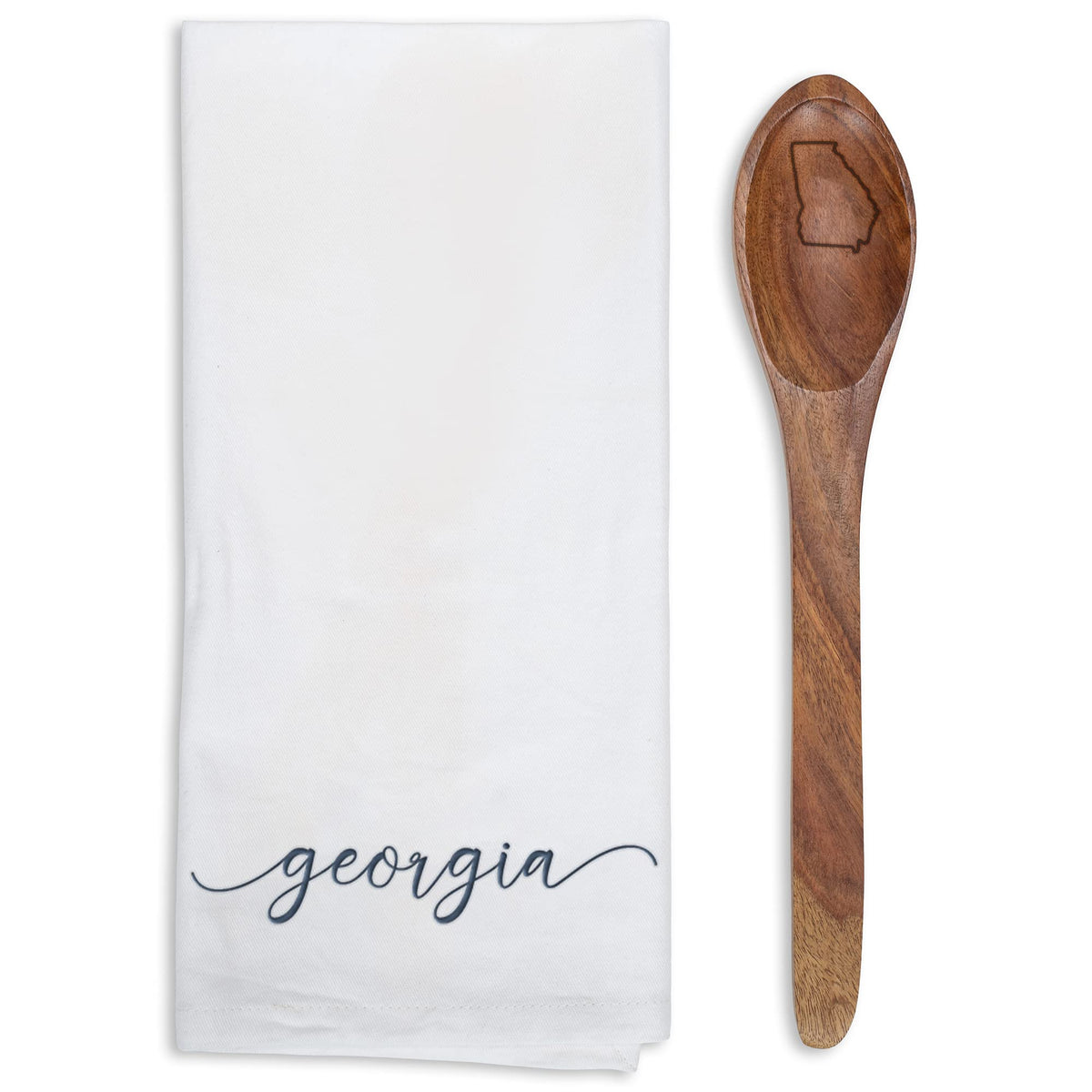 Tea Towel with Spoon Set Georgia