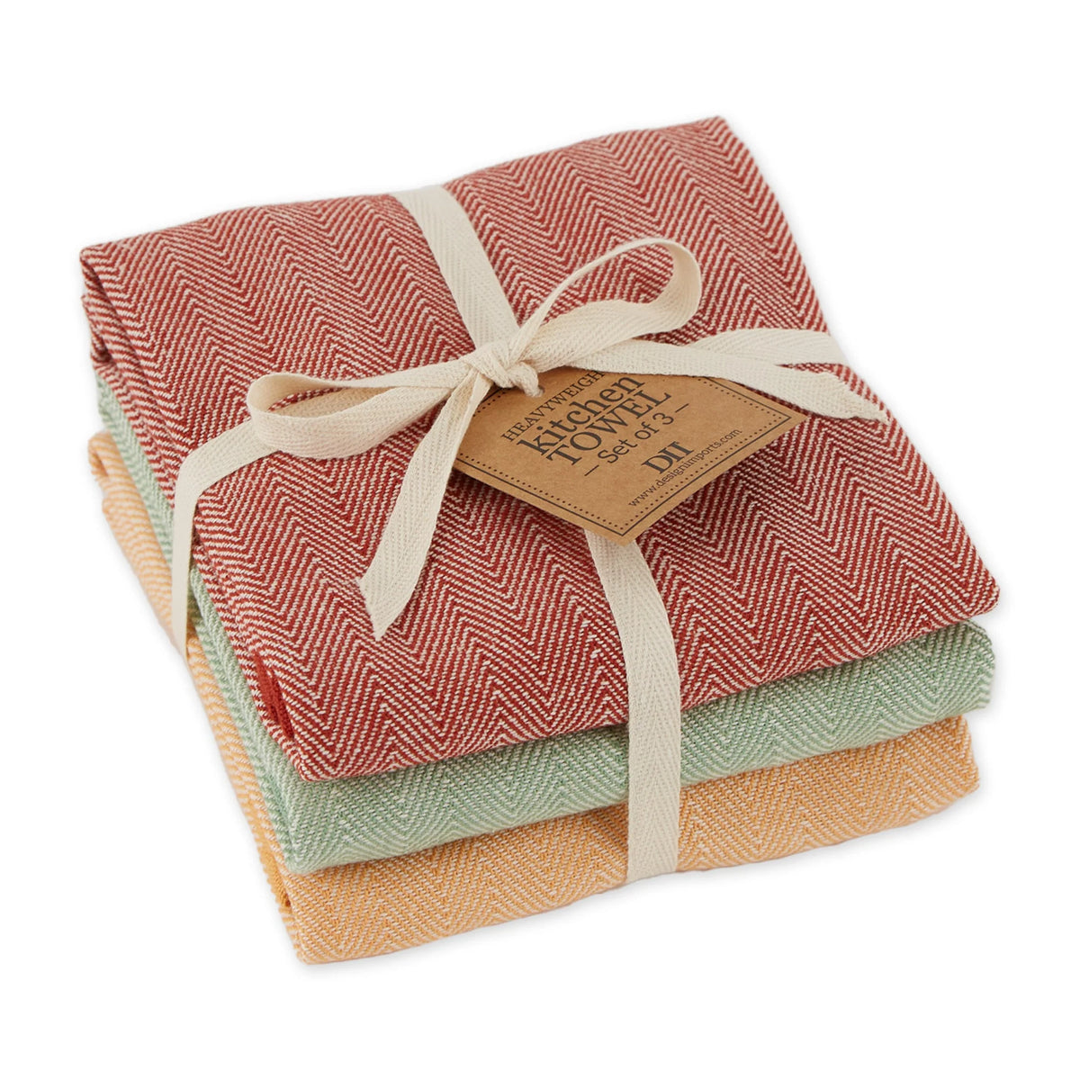 Herringbone Heavyweight Dishtowel Set of 3