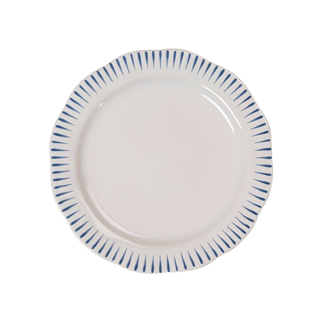 Sitio Stripe Salad Plate