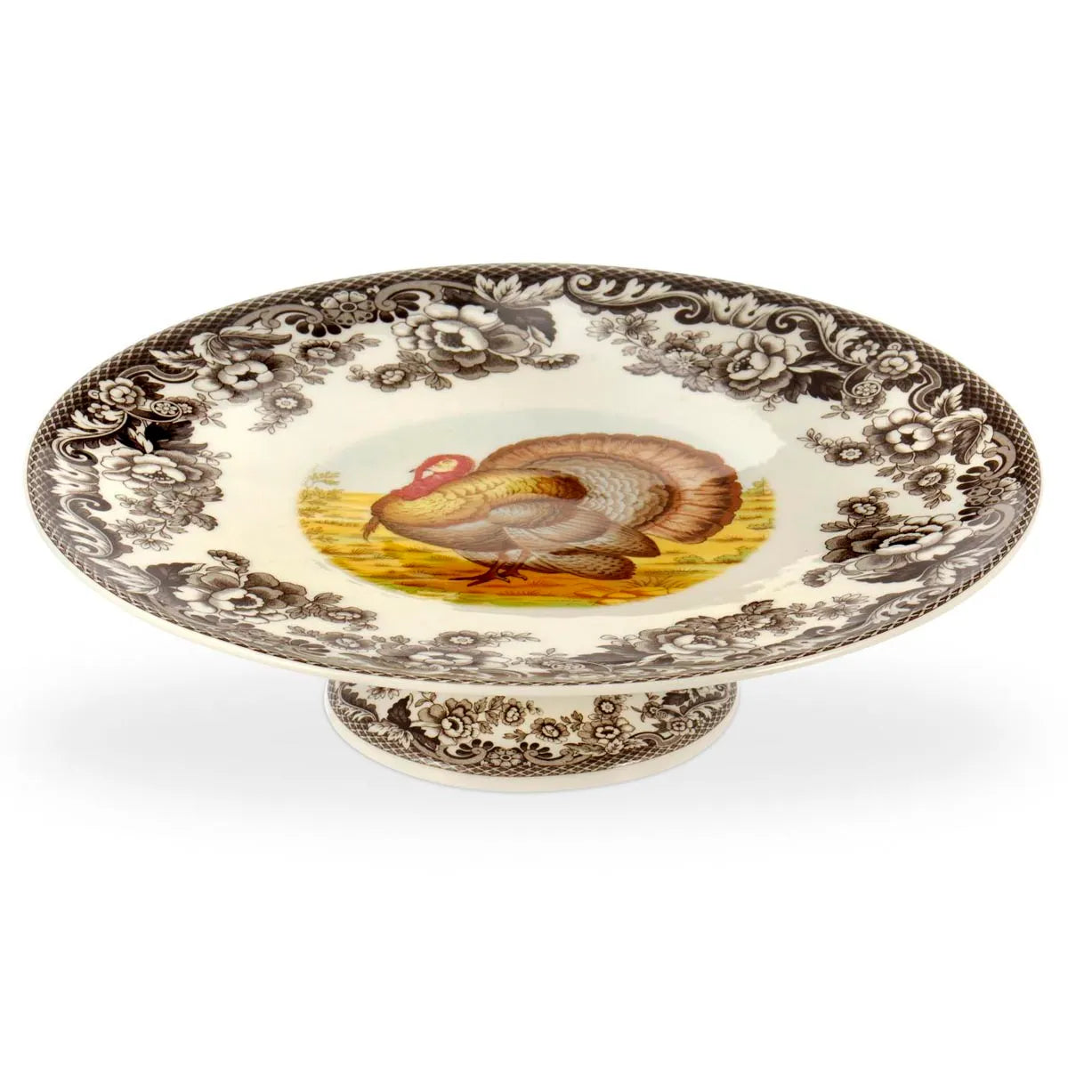 Woodland Footed Cake Plate 10.5"