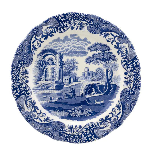Blue Italian Charger Plate 12"