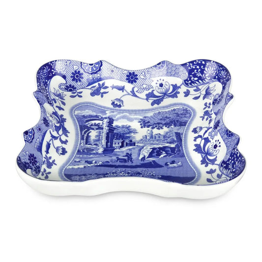 Blue Italian 7.5in Devonia Tray