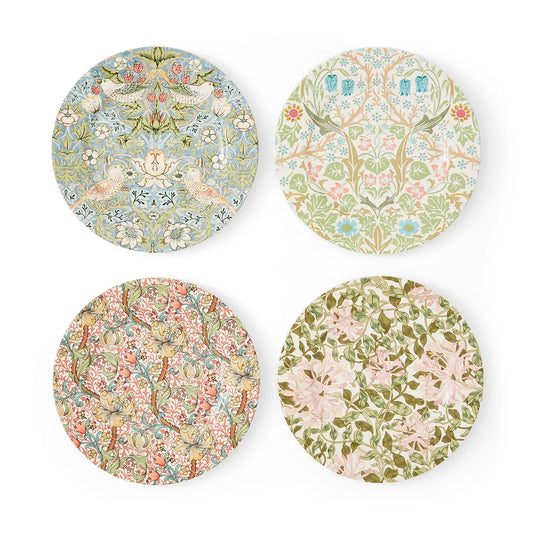 Morris & Co. Dessert Plates  Set of 4
