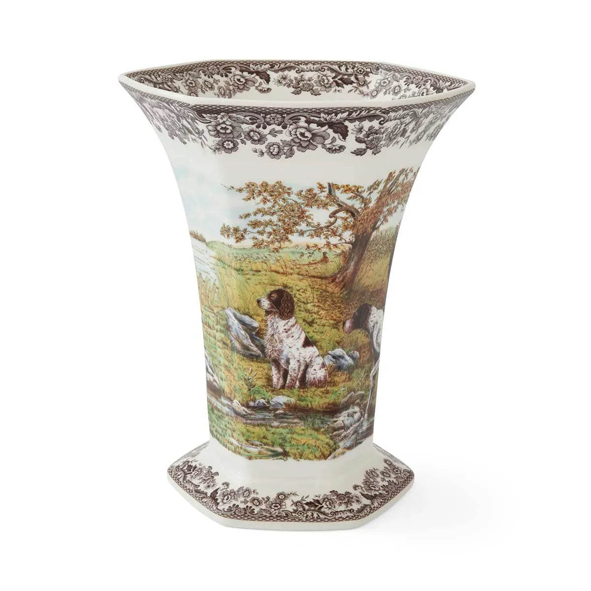 Woodland Hexagonal Vase