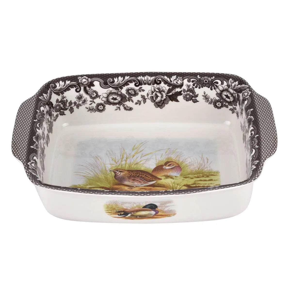 Rec Handle Dish Mallard/Quail