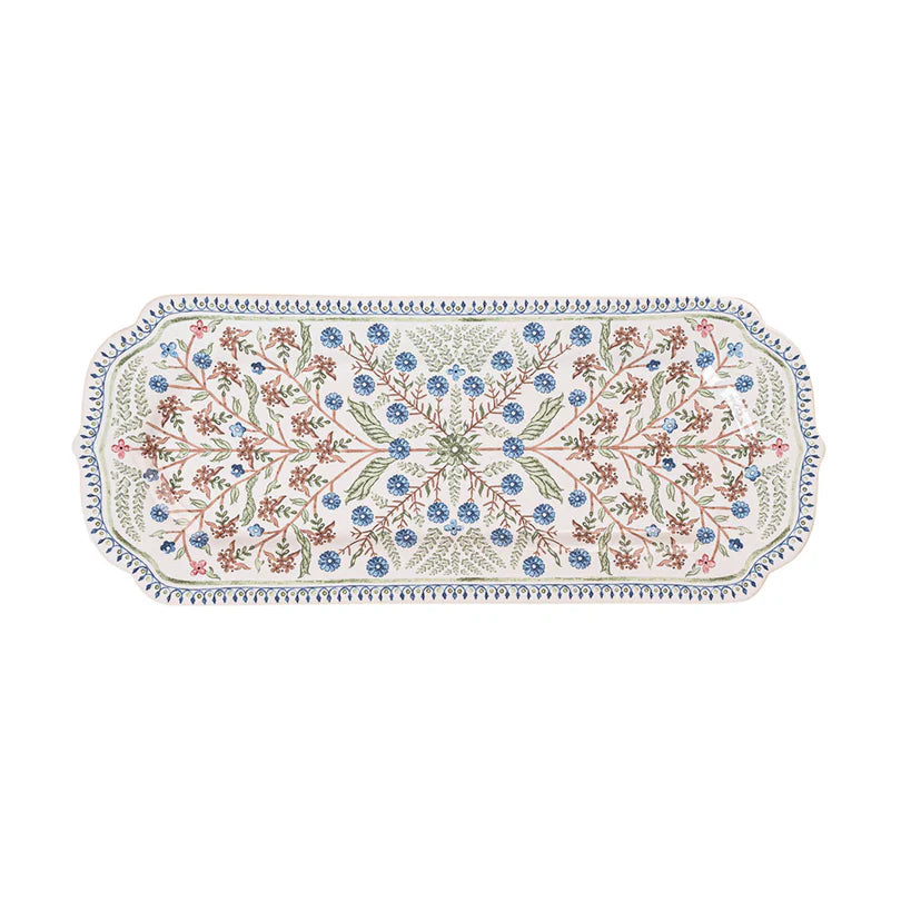 Villa Seville 15" Hostess Tray Chambray