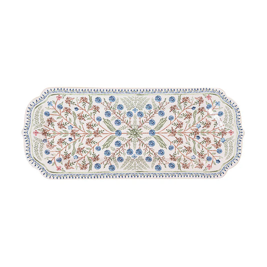 Villa Seville 15" Hostess Tray Chambray