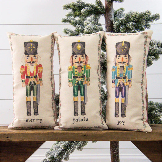 Christmas Nutcracker Pillow