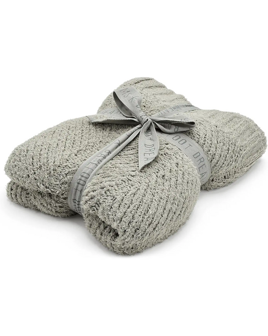 Cozy Shine Herringbone Blanket 45x60