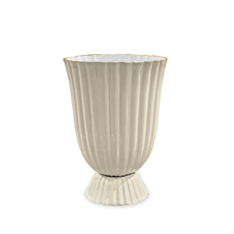 Encanto Vienna Medium Vase Cream & White 8734