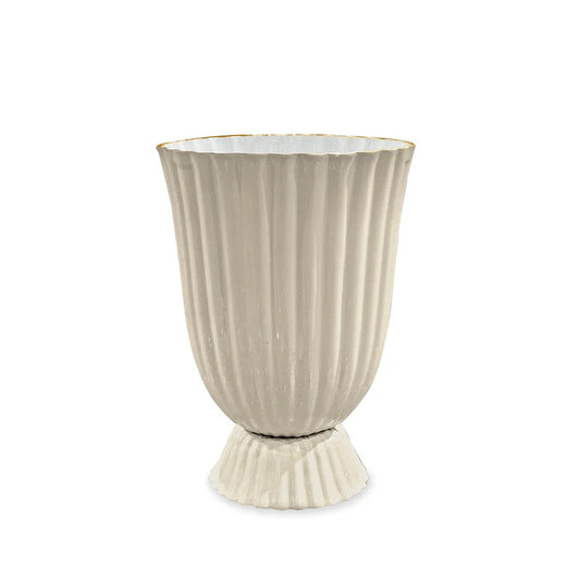 Encanto Vienna Medium Vase Cream & White 8734