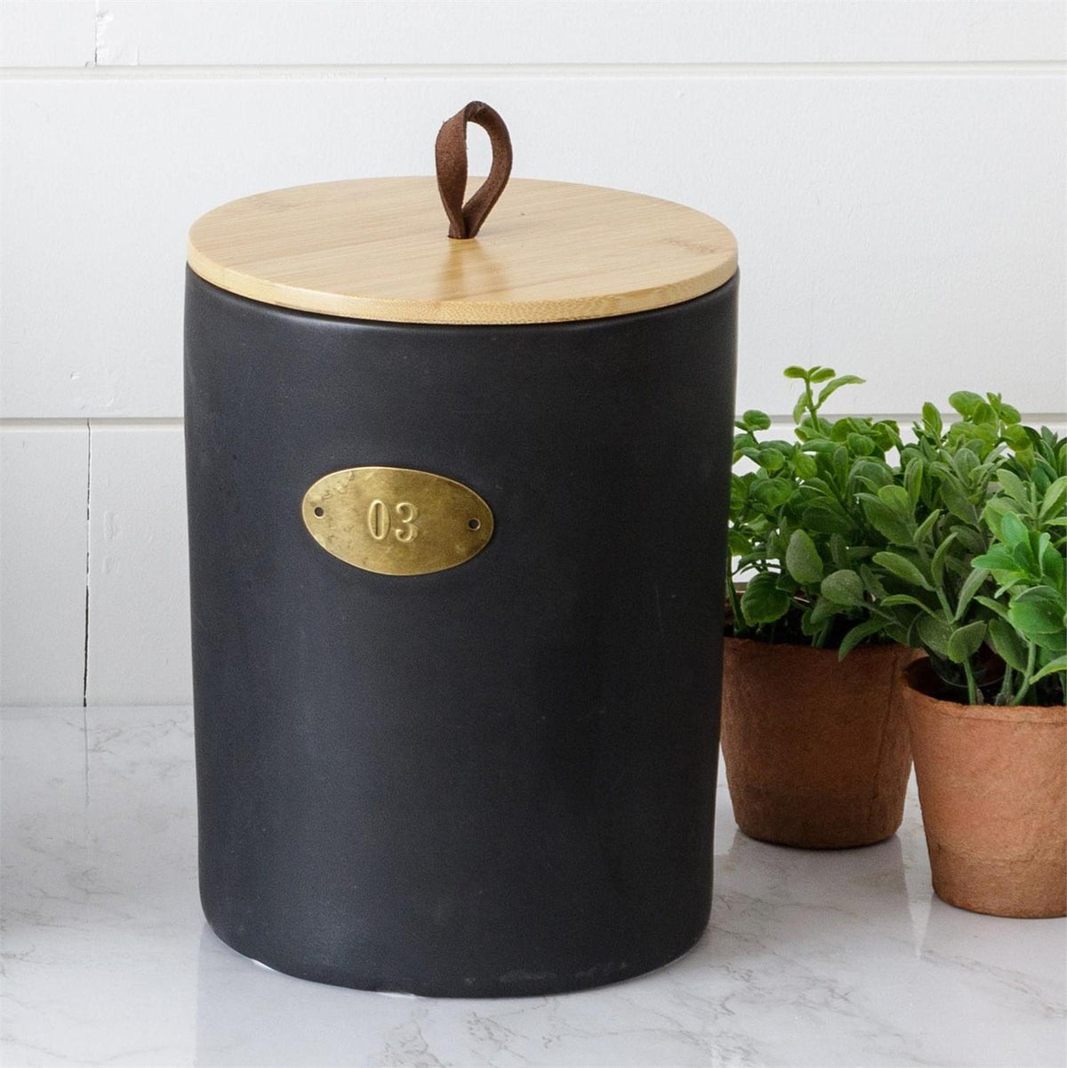 Matte Black Canister